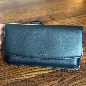 TUMI wallet crossbody